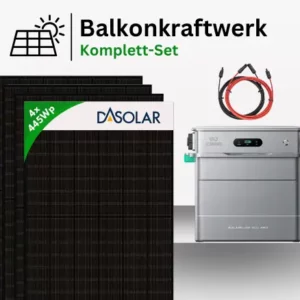 Balkonkraftwerk mit Speicher kaufen » Balkonkraftwerk Süd ☀️ Balkonkraftwerk mit Speicher kaufen