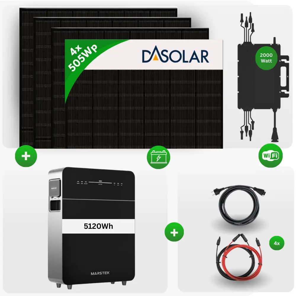 Balkonkraftwerk mit Marstek Venus E 30 » Balkonkraftwerk Süd ☀️ Balkonkraftwerk Set mit Marstek Venus E