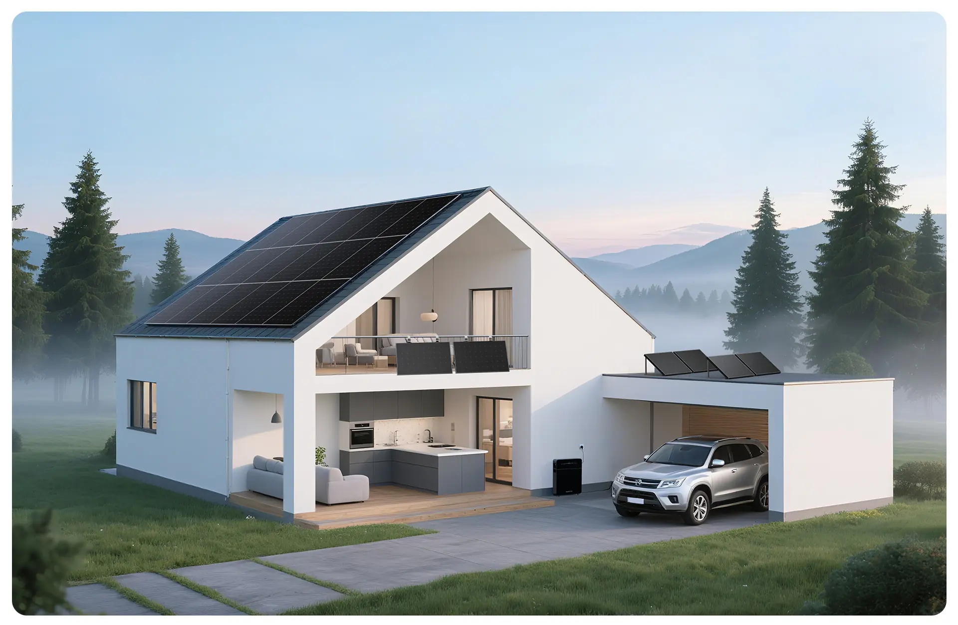 2000Watt Balkonkraftwerk mit Marstek Solarspeicher