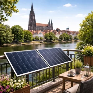 Balkonkraftwerk in Ulm